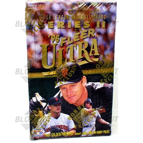 1996 Fleer Ultra Series 2 Baseball Hobby Box with 